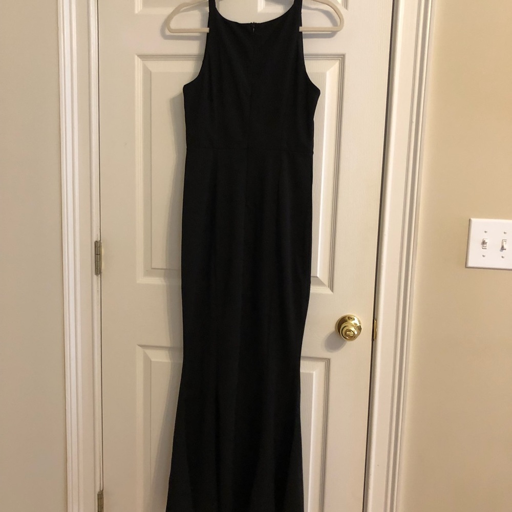 Black Cocktail Party Dress - Picture 3 of 5